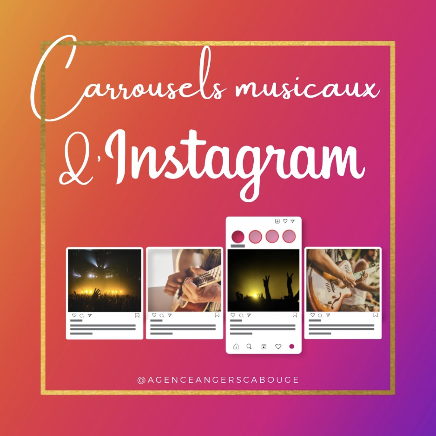 Carrousels musicaux instagram