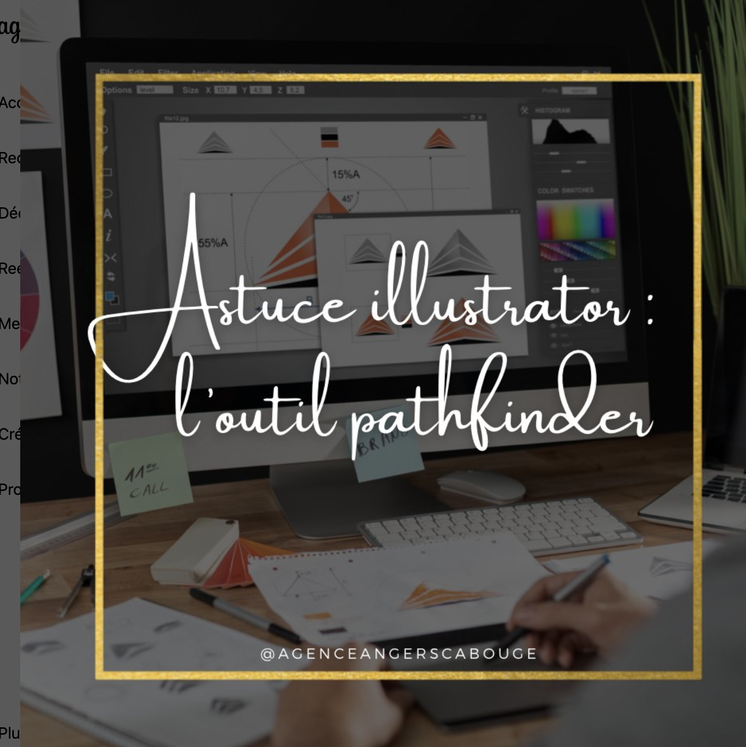 Astuce Illustrator : l’outil Pathfinder 